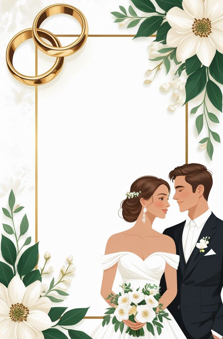 Wedding card template