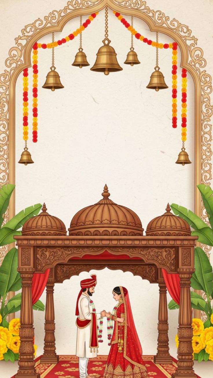 Wedding card template