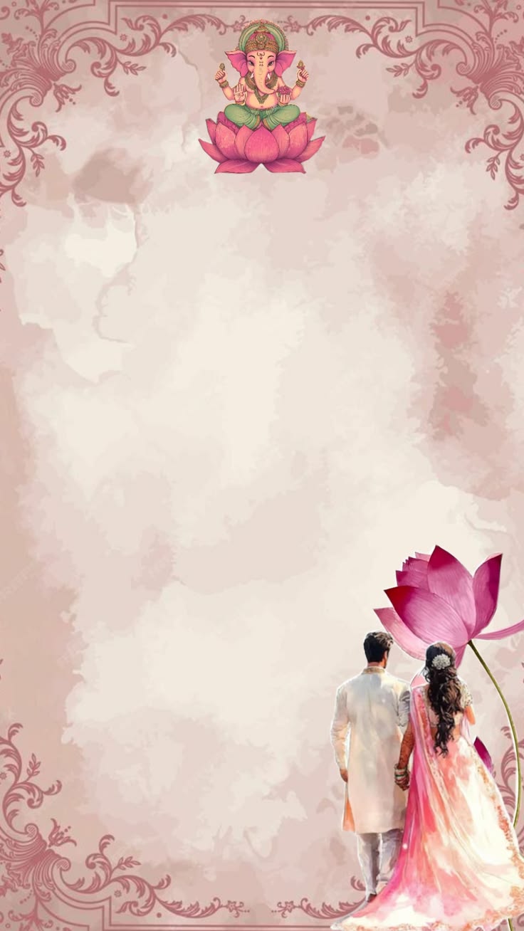 Wedding card template