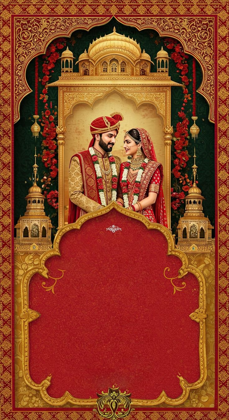 Wedding card template