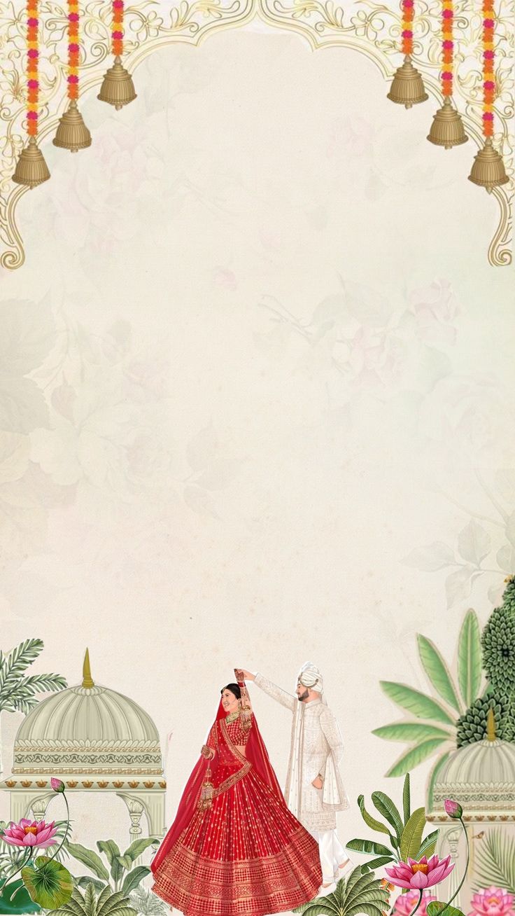 Wedding card template